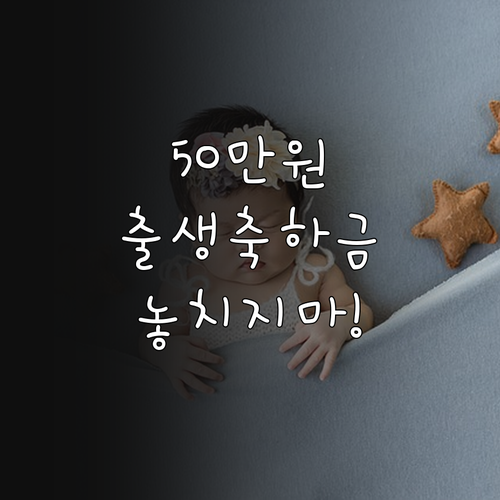 2025 대덕구 출생축하금 받는 법:..