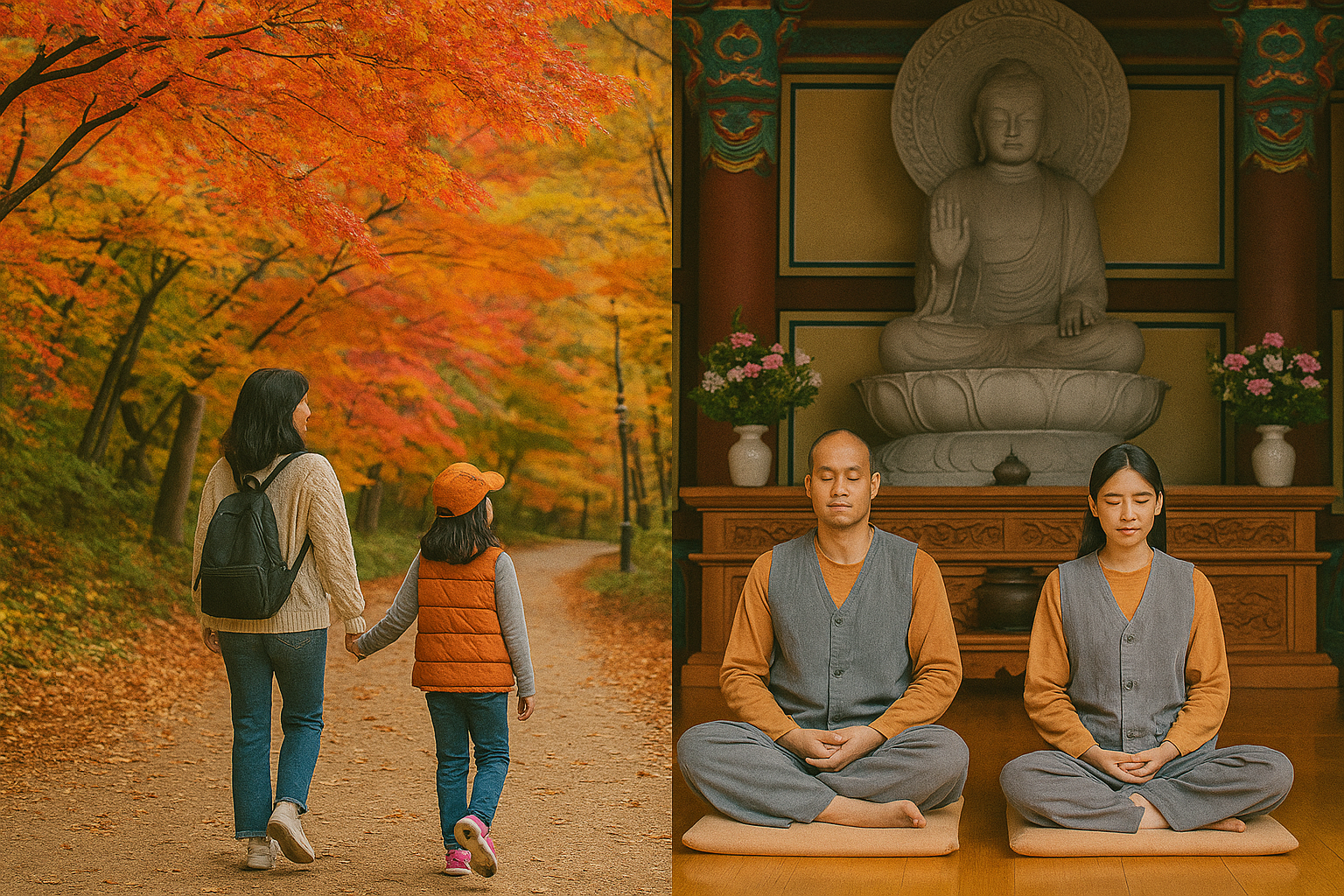 남양주 봉선사 단풍, 템플스테이 체험활동 탐방