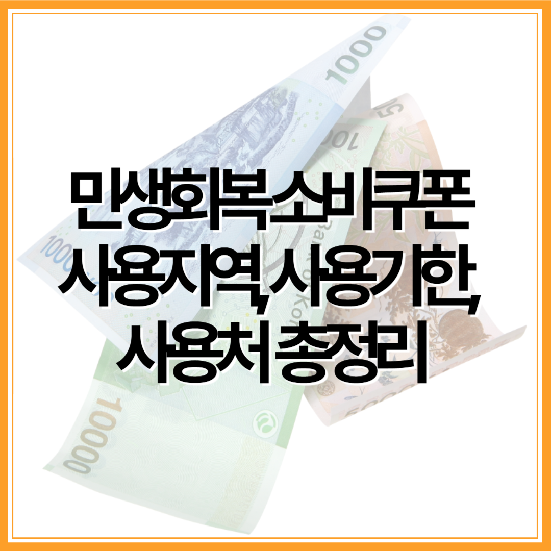 민생회복-소비쿠폰-사용지역-기한-사용처