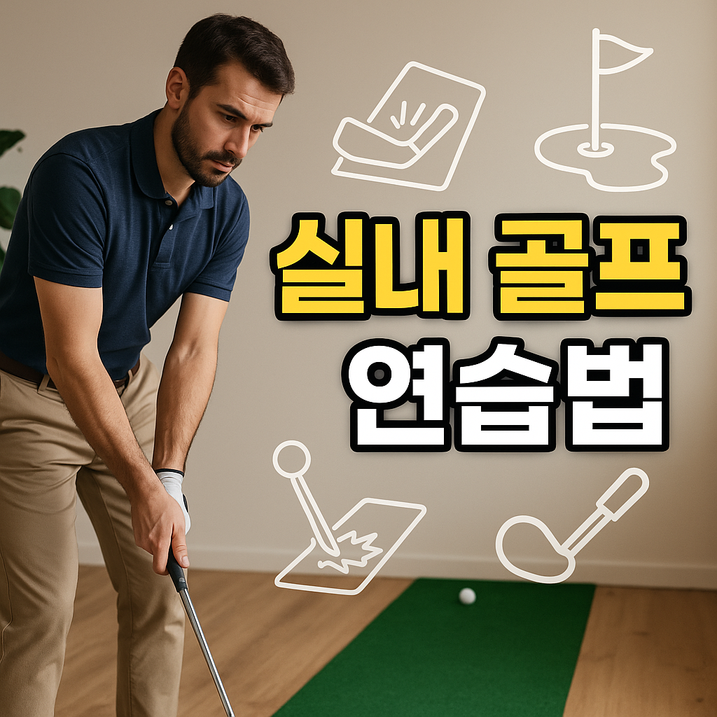 실내 골프 연습법