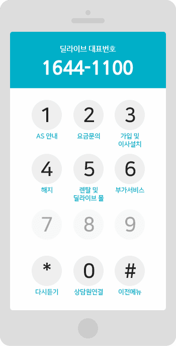 D'LIVE(딜라이브)-고객센터(전화번호)-및-AS-문의-방법-안내-딜라이브-대표번호는-☎-1644-1100번이며-번호마다-다른-문의를-할-수-있는데요.-1번은-AS-안내,-2번은-요금문의,-3번은-가입-및-이사설치,-4번은-해지,-5번은-렌탈-및-딜라이브-몰,-6번은-부가서비스-문의를-할-수-있습니다.-별-버튼은-다시-듣기,-0번은-상담원-연결,-#-버튼은-이전-메뉴로-돌아갈-수-있으니-활용해-보세요.