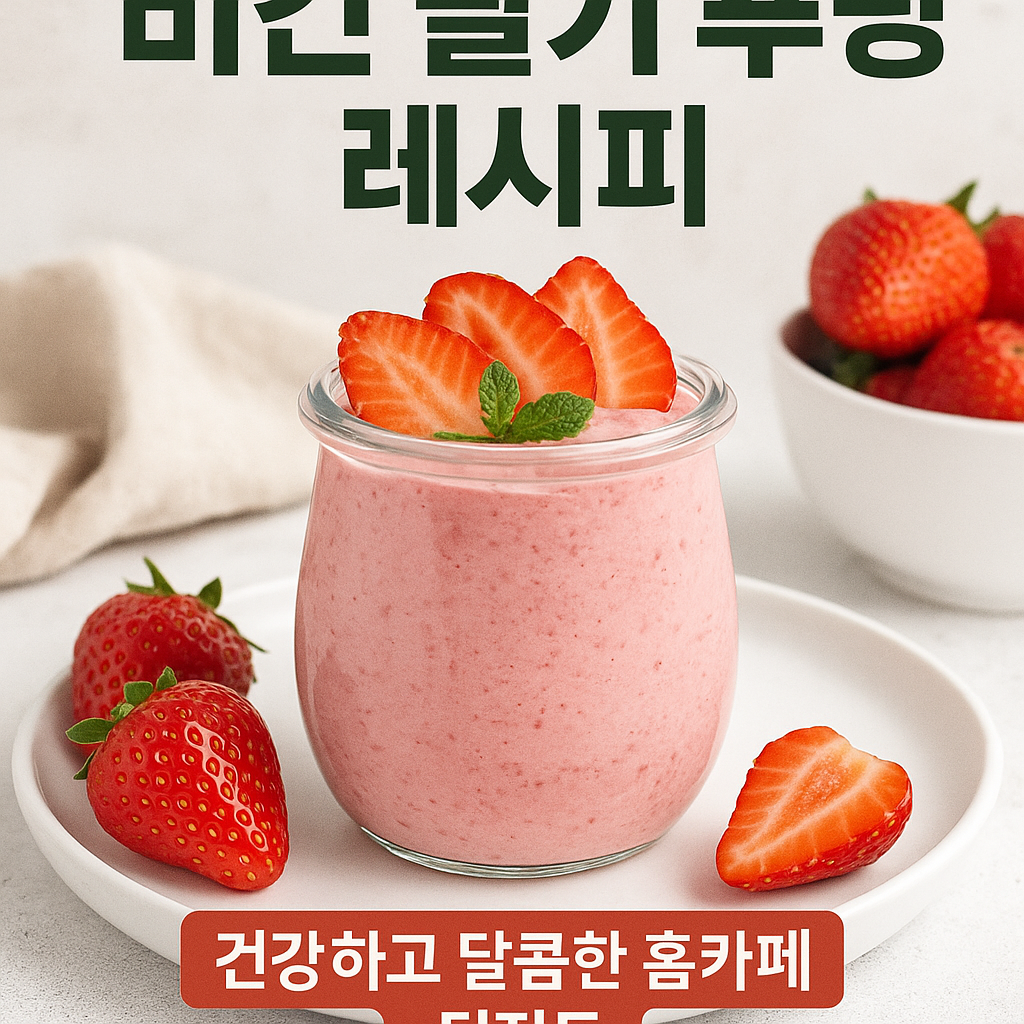 딸기 푸딩