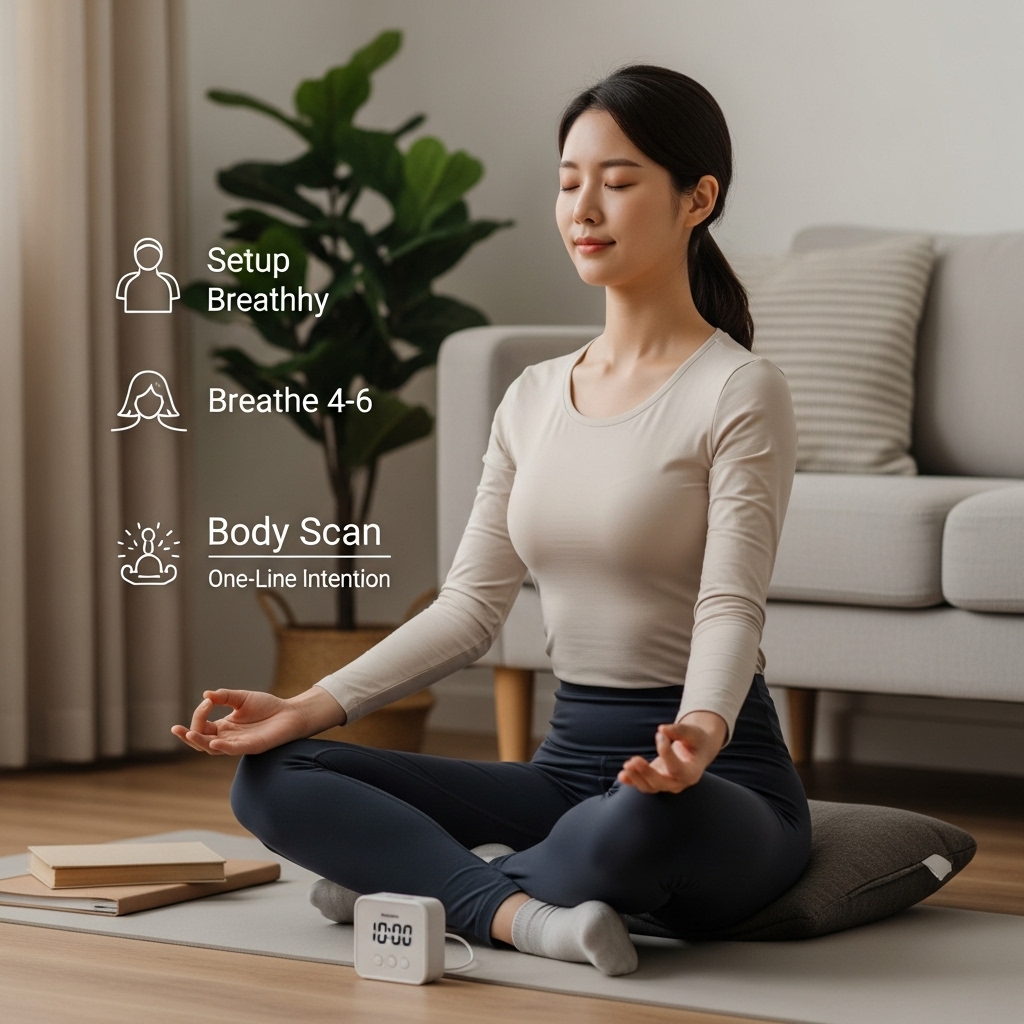 해결 전략: 10분 명상 프로토콜