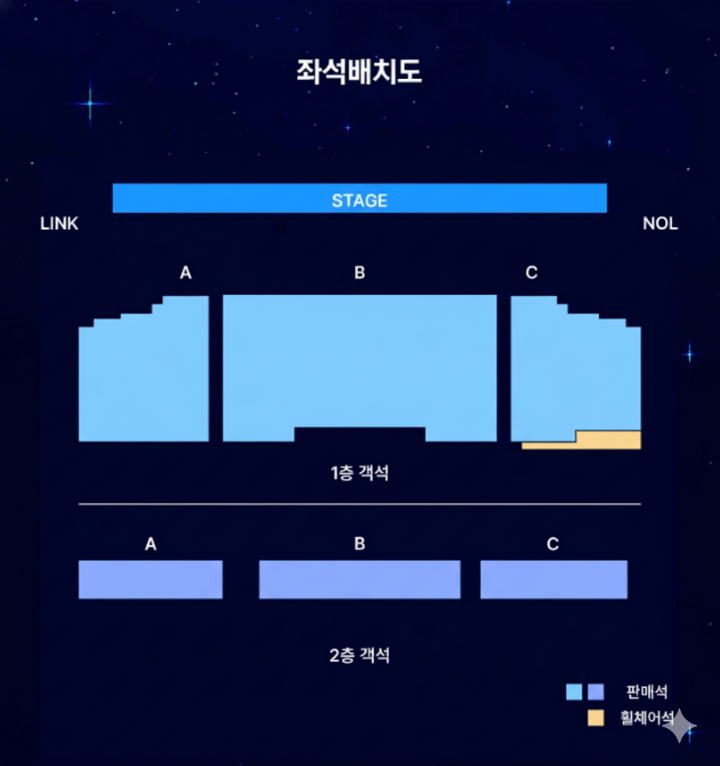 좌석 배치도 참고 이미지