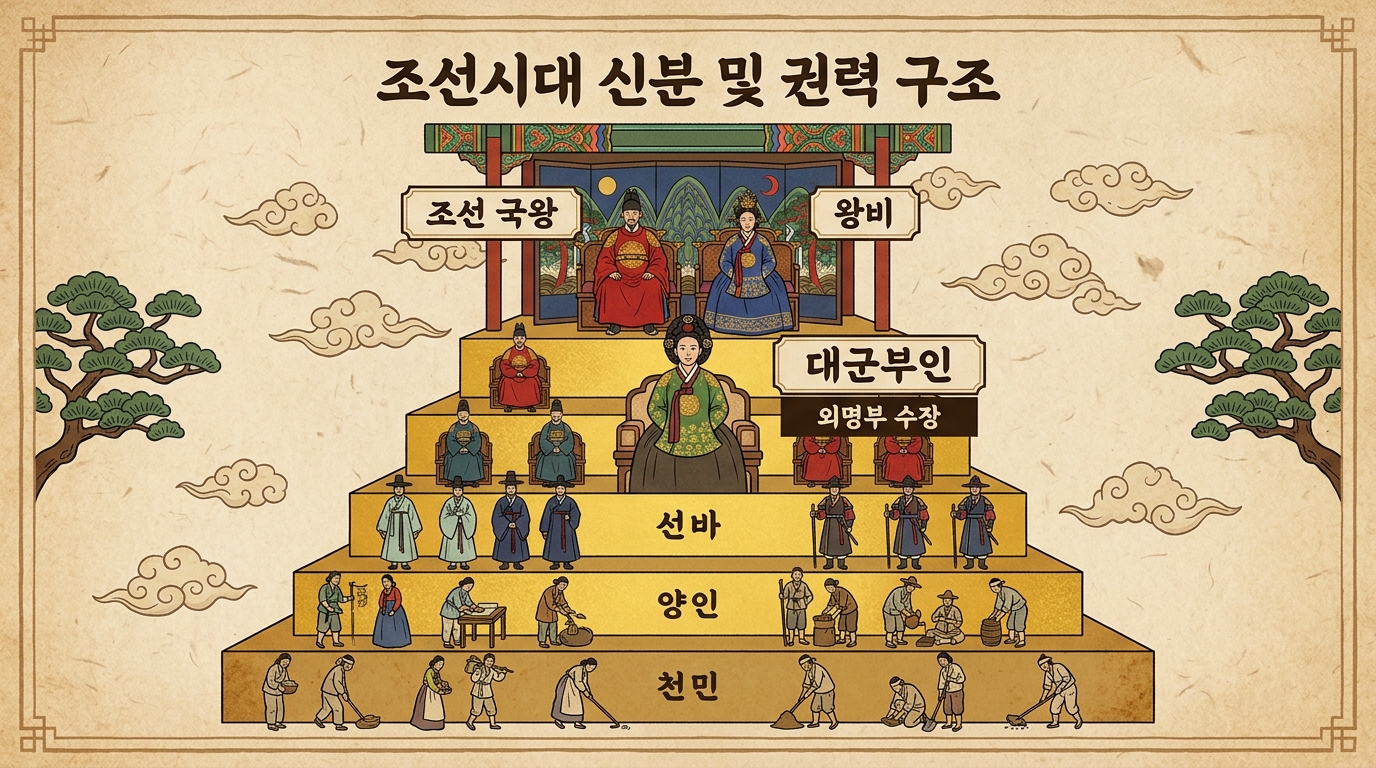 조선 왕실 서열 피라미드 속 21세기대군부인의 위치