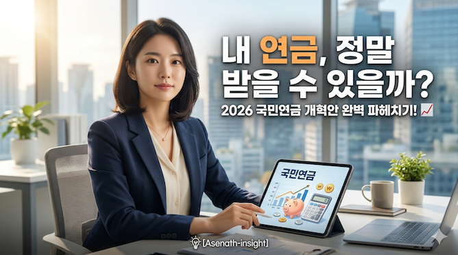 2026 국민연금 개혁안 완벽 파헤치기!