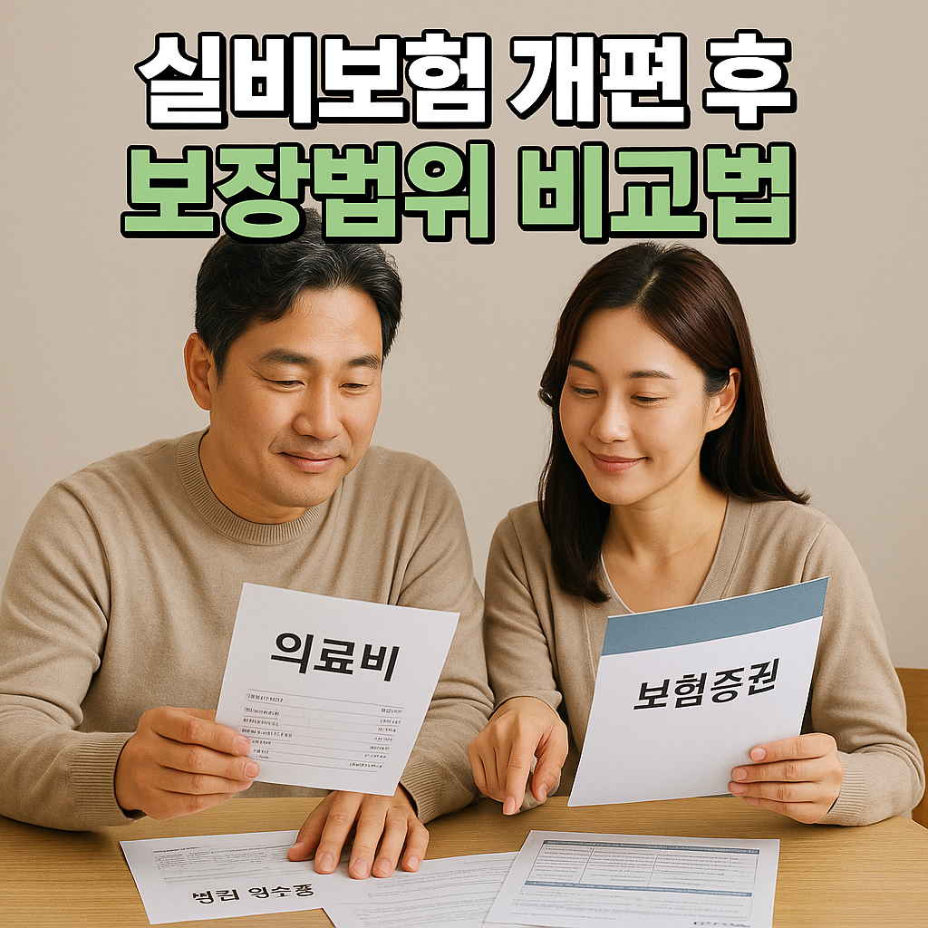 실비보험 보장범위 비교