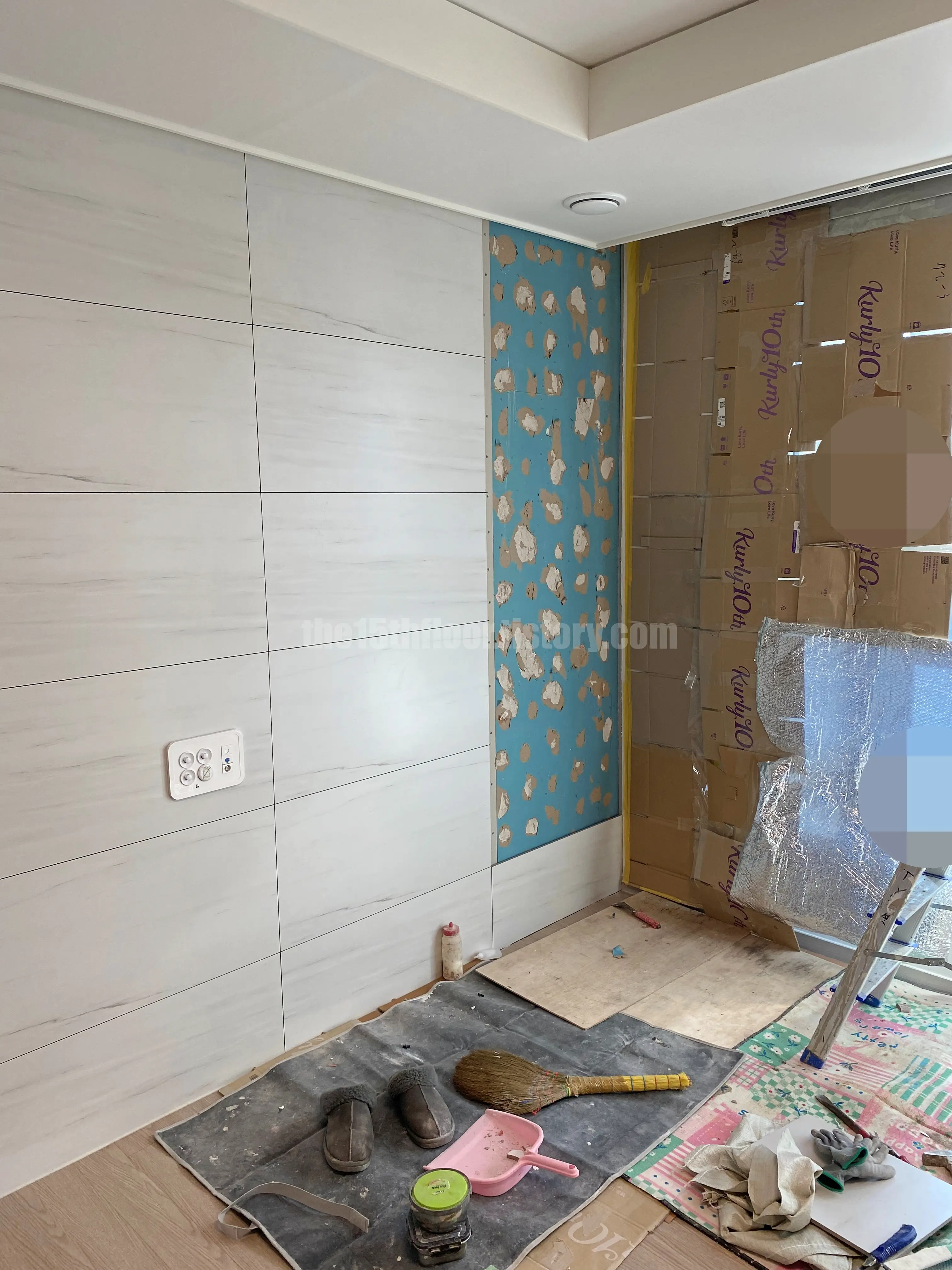 타일 하자 부분 시공 (부분 교체 방법 및 소요시간) 