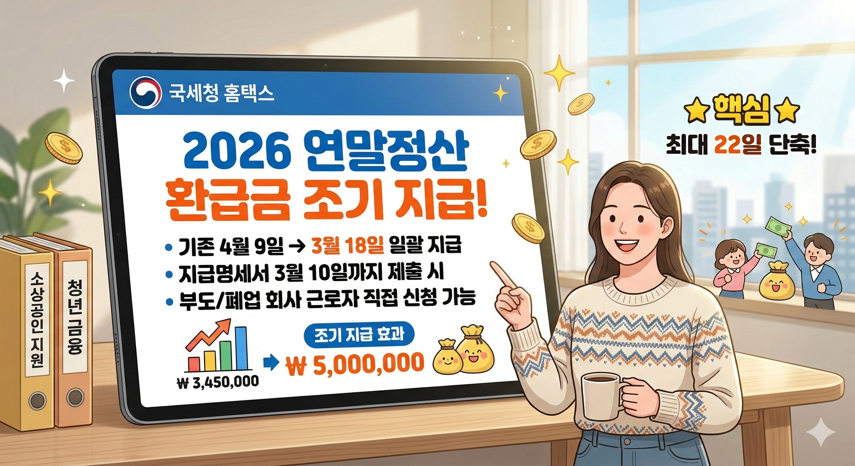 연말정산 환급금 조기 지급