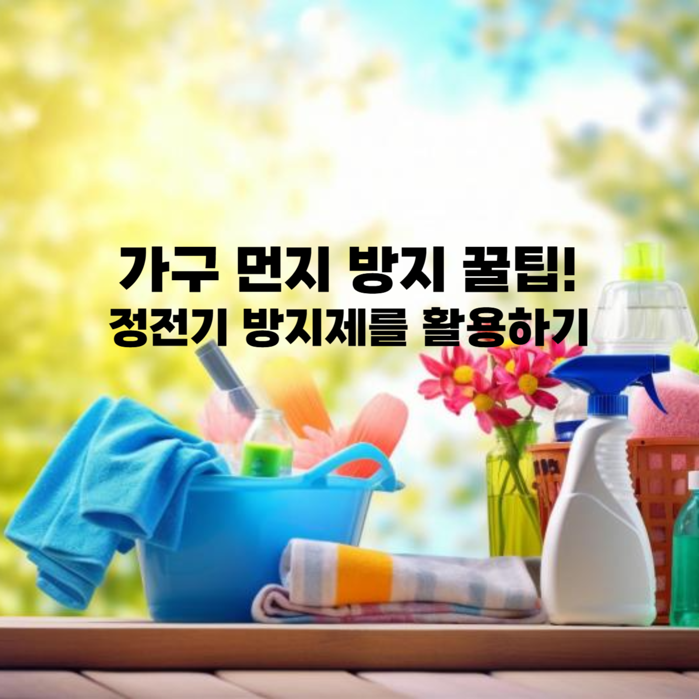 가구먼지 청소
