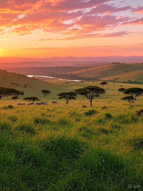 남아프리카의 드넓은 평야에 수 많은 문명도 존재했으며, 생명도 현재까지 존재하고 있다.