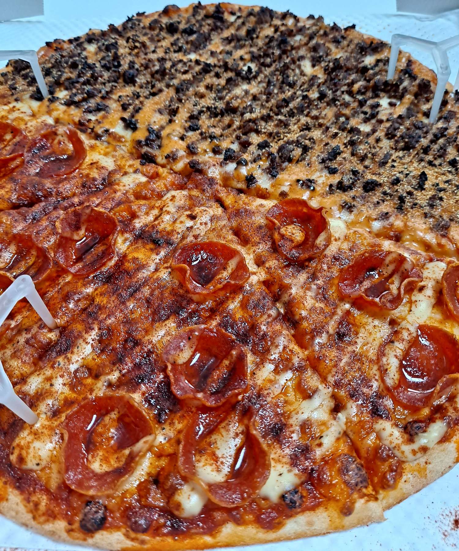 처음 받아본 피자