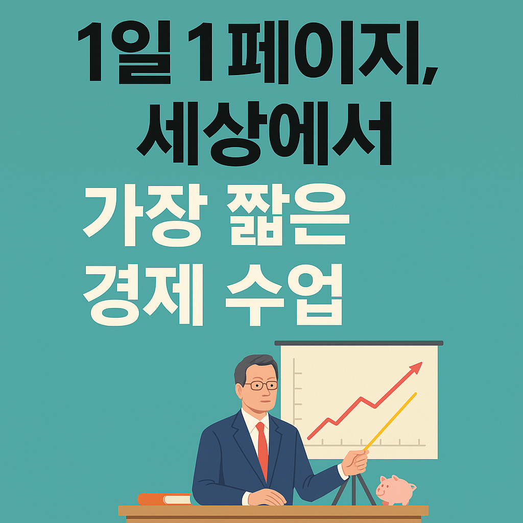 1일 1페이지, 세상에서 가장 짧은 경제 수업의 요약 및 인사이트