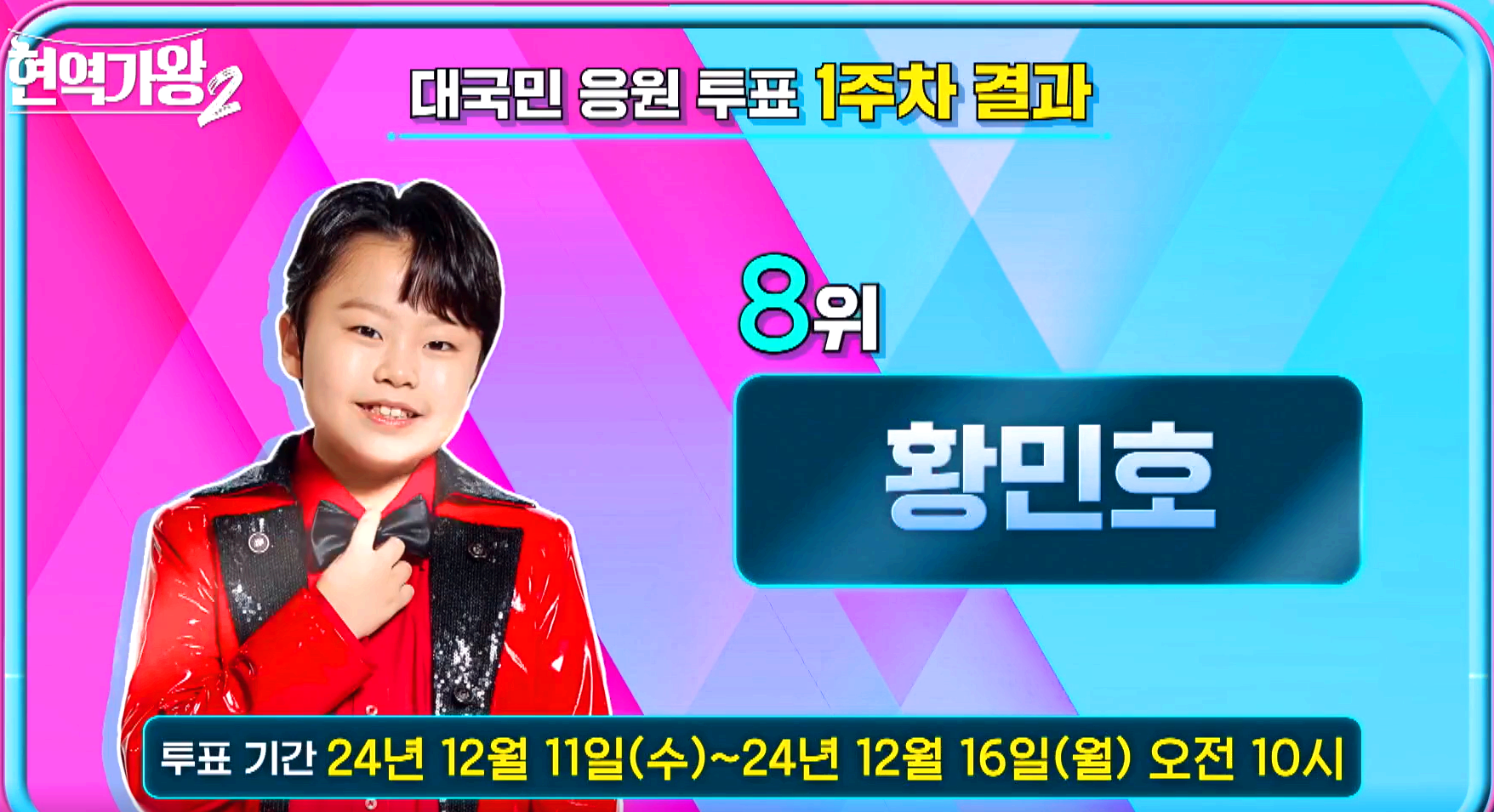 현역가왕 2 대국민 응원 투표