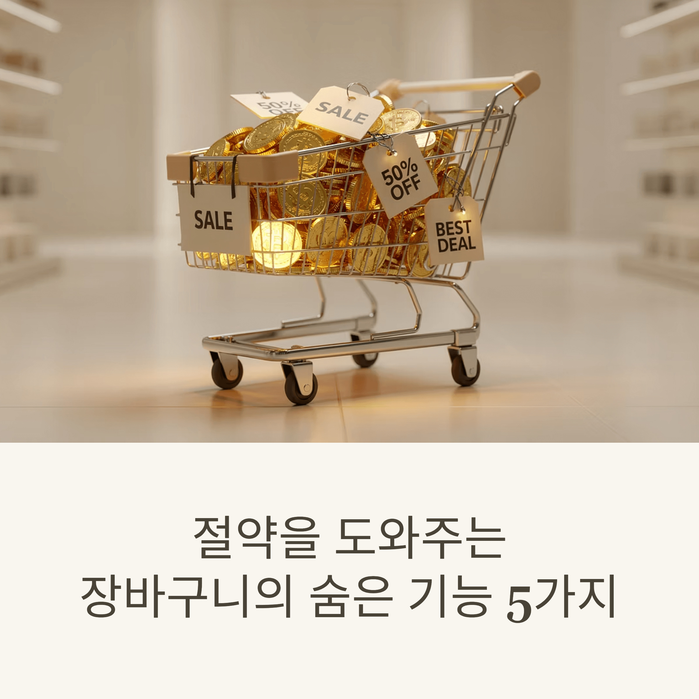 절약을 도와주는 장바구니의 숨은 기능 5가지