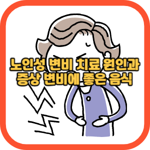 노인성 변비 치료 원인과 증상 변비에 좋은 음식