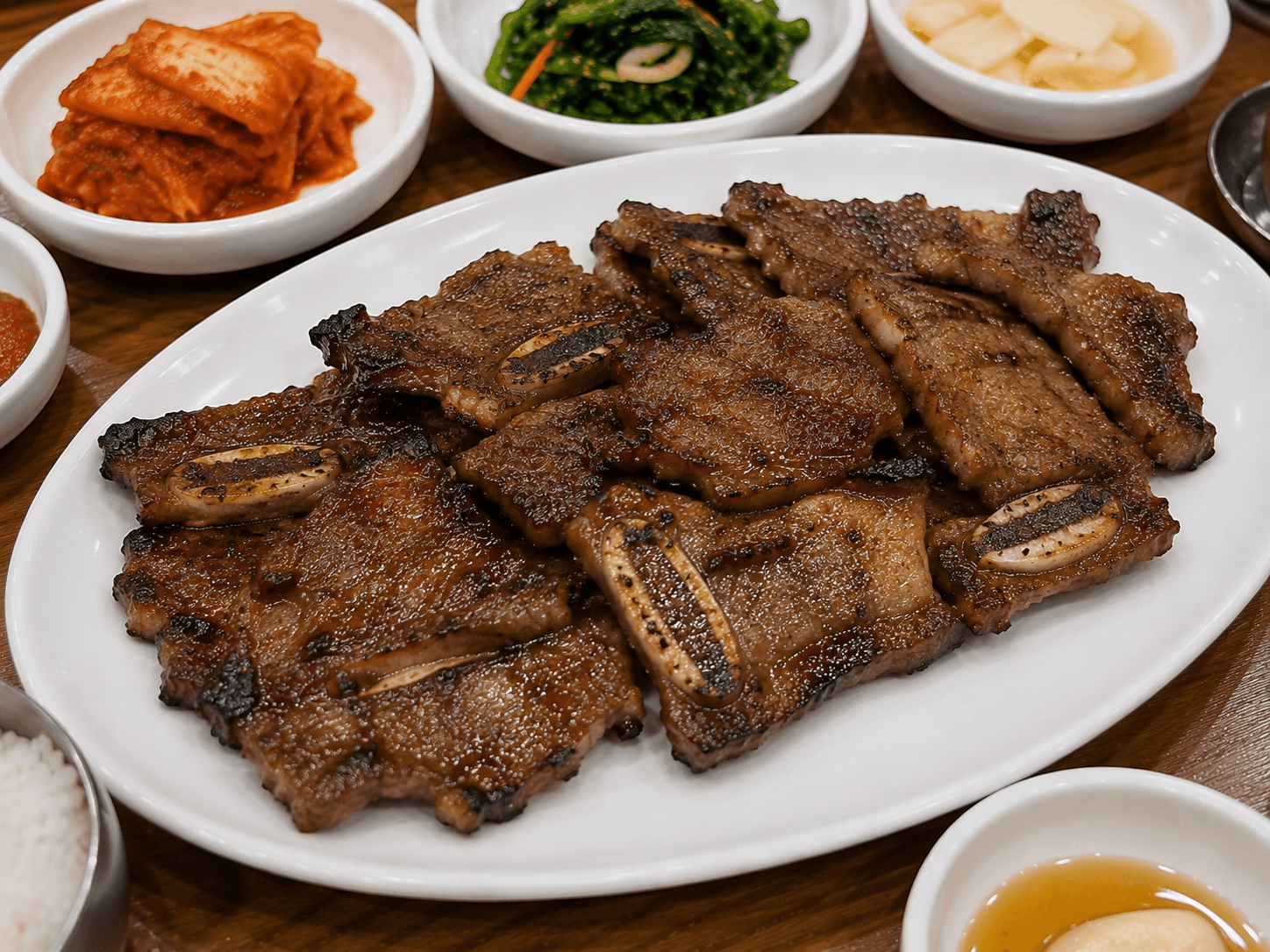 은은한 불향의 돼지갈비