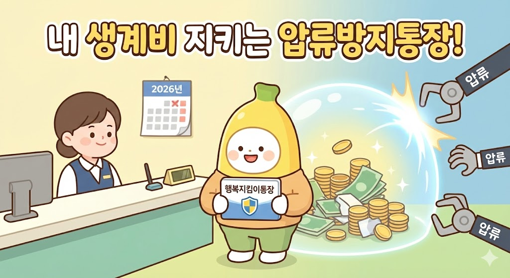 행복지킴이 통장 압류방지 안내ㅣ개설조건 및 구비서류