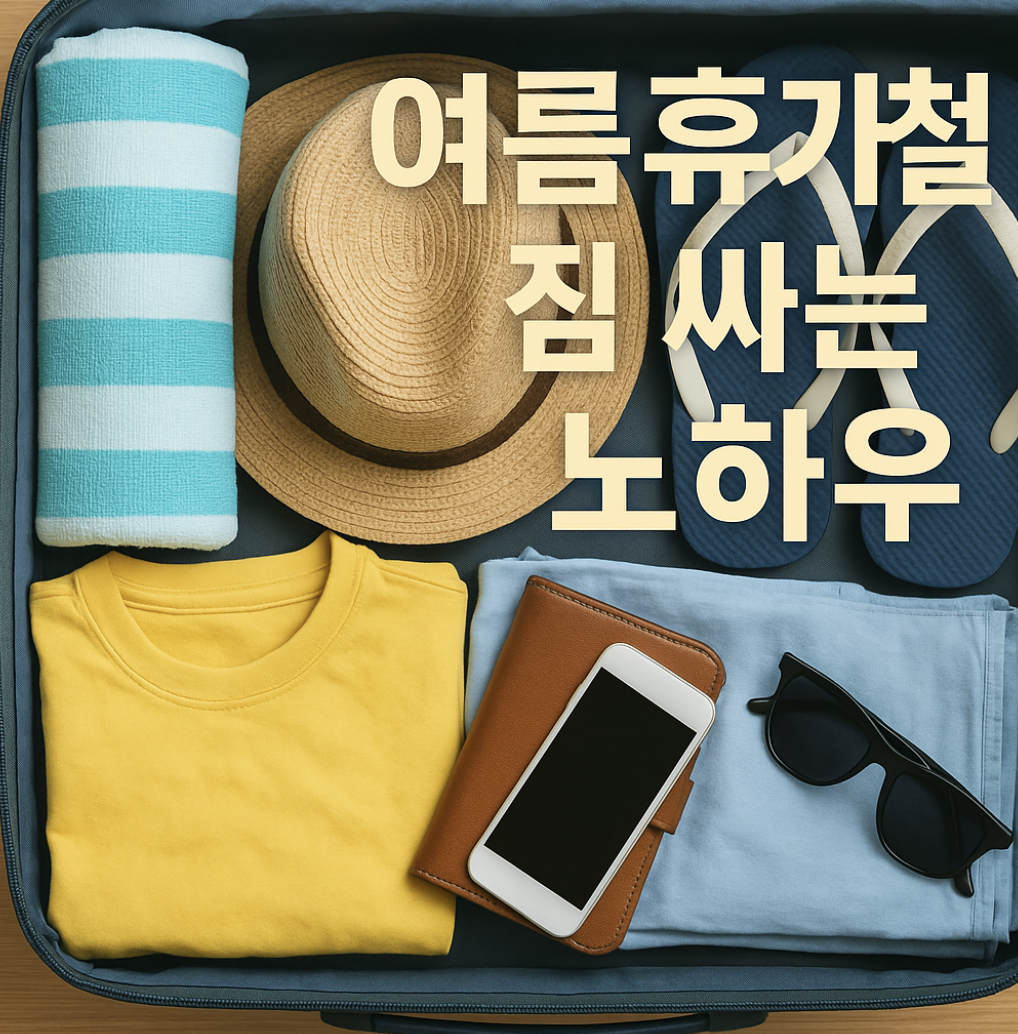 휴가철 짐싸는 노하우