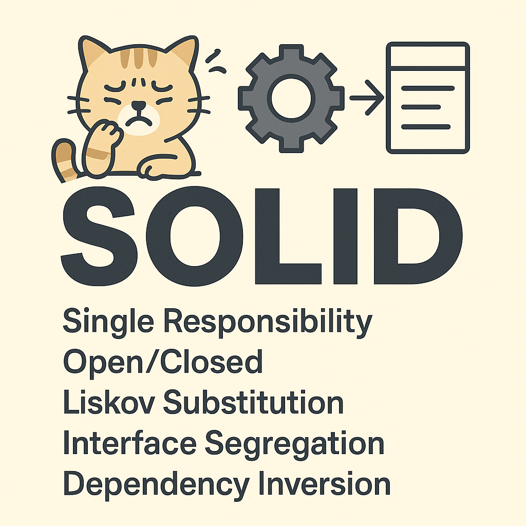 객체 지향의 5가지 설계 원칙 - SOLID
