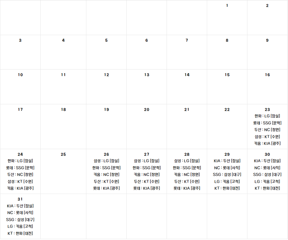 2024 프로야구 05
