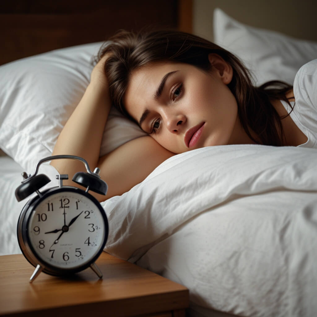 늦잠을-자도-피곤한-여성