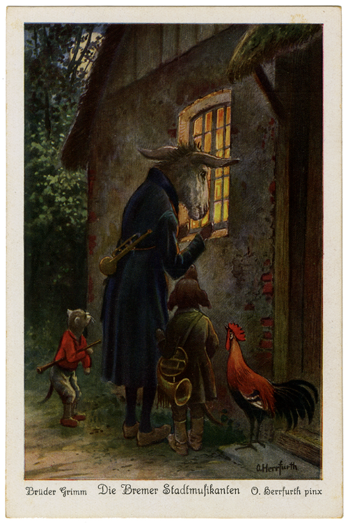 Jack Zipes Historic Fairy Tale Postcard Collection - Herrfurth&amp;#44; Oskar (German&amp;#44; 1862-1934)-1 {출처: wikimedia]