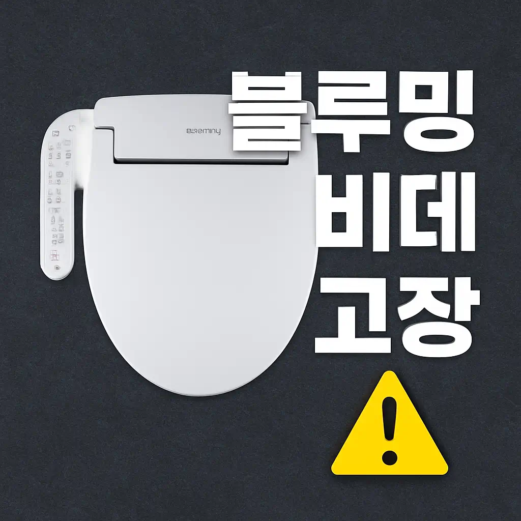 블루밍 비데 고장