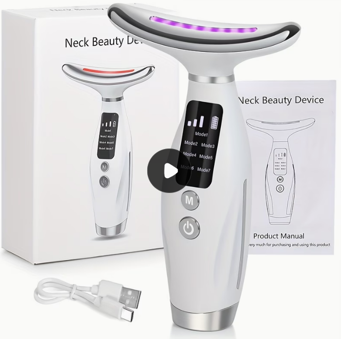 2️⃣ 얼굴 &amp; 목 마사지기 (7가지 모드)