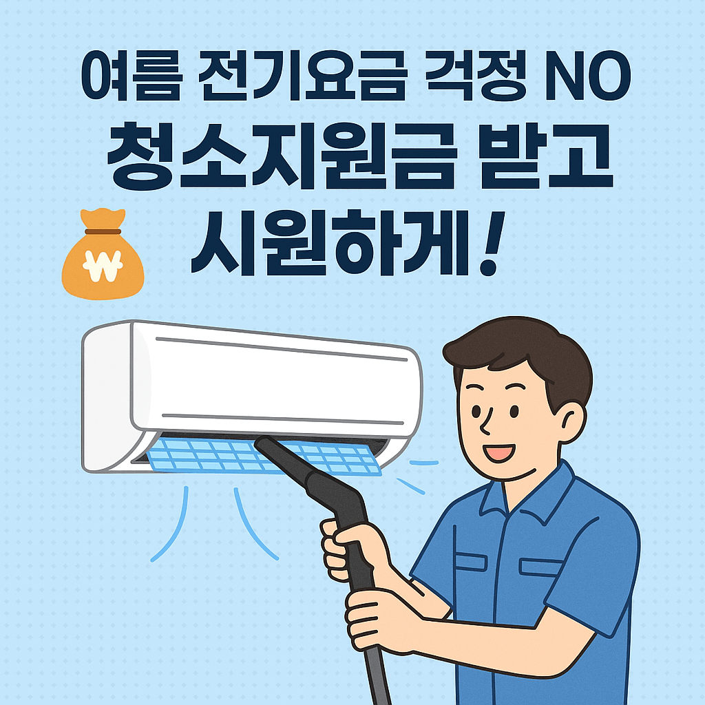 소형 가전교체 지원사업, 냉방기 포함 여부는 공고문을 꼭 확인하세요.