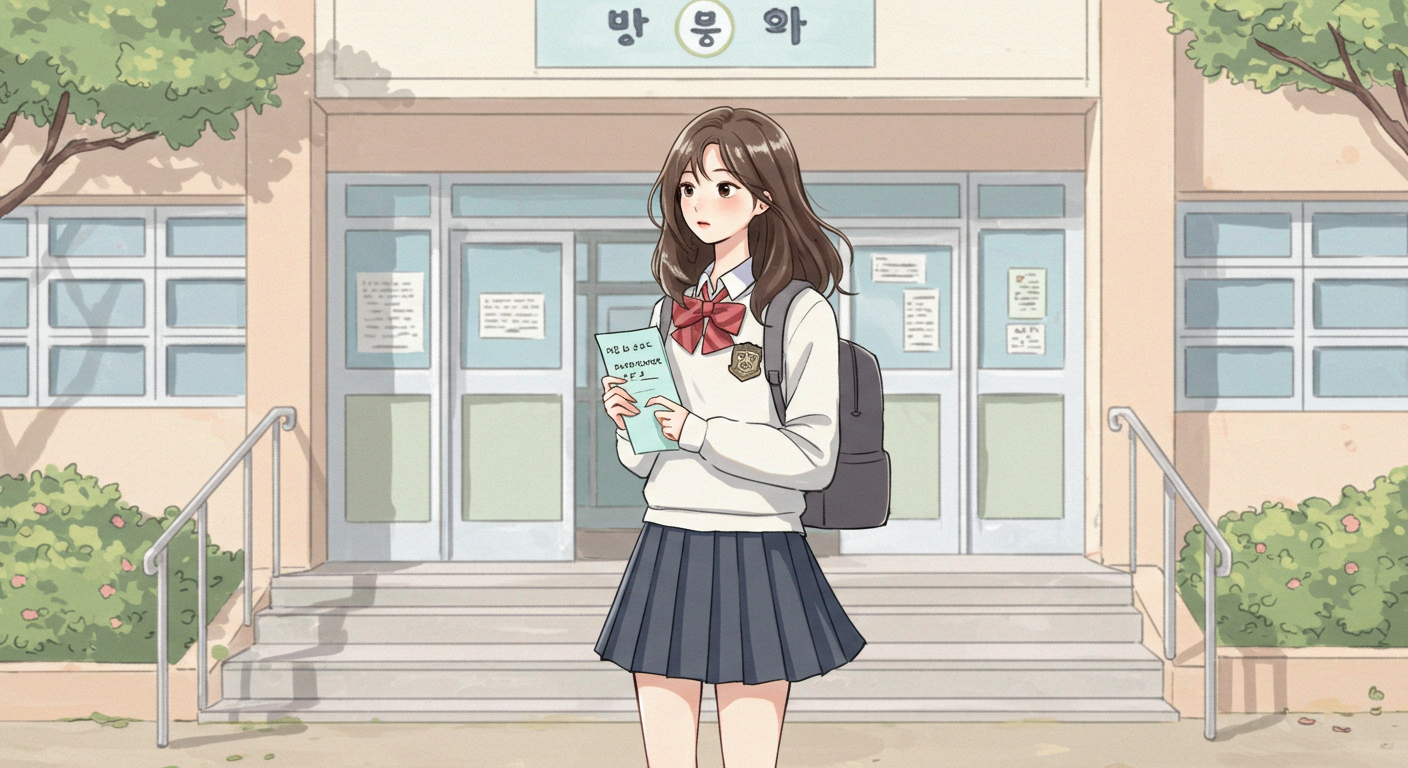 질병조퇴&amp;#44; 보호자연락