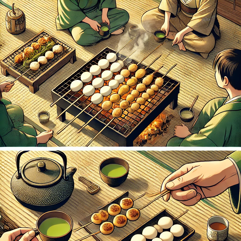 전통적인 단고 먹는 방법