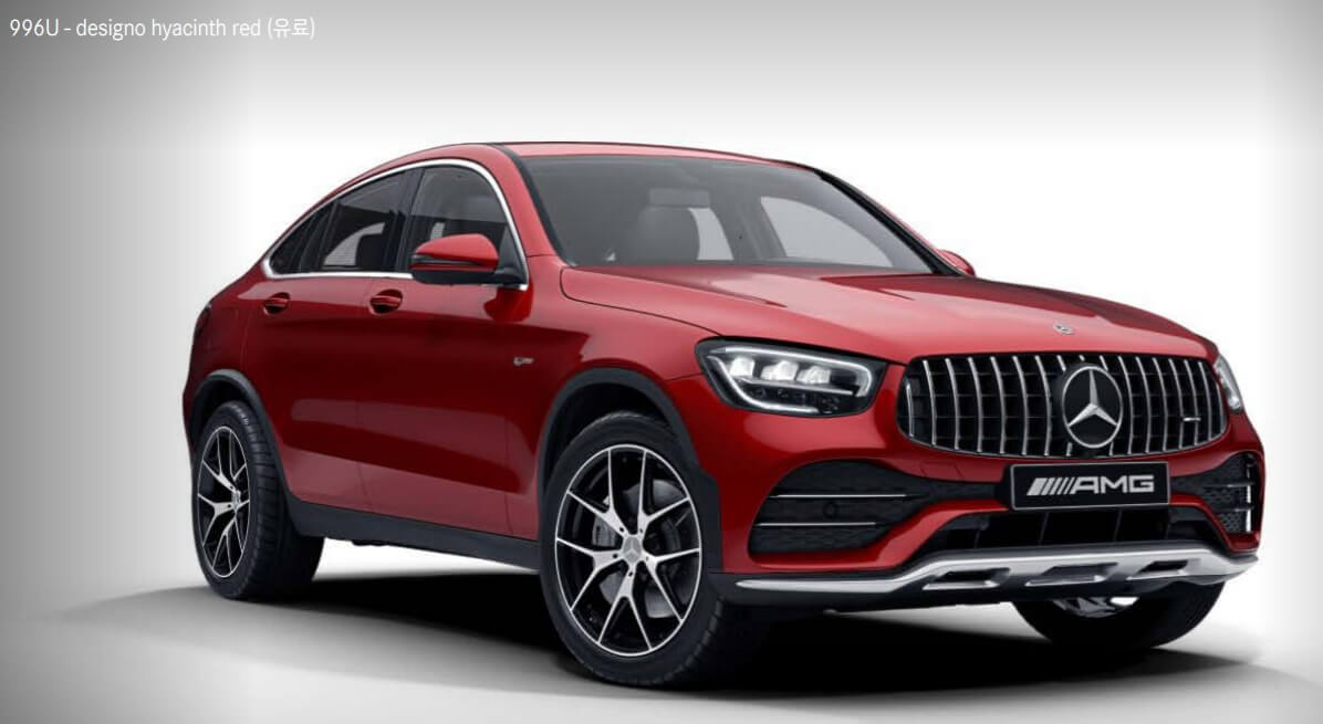 AMG GLC Coupe 색상코드 - Designo hyacinth red(색상 코드 : 996)