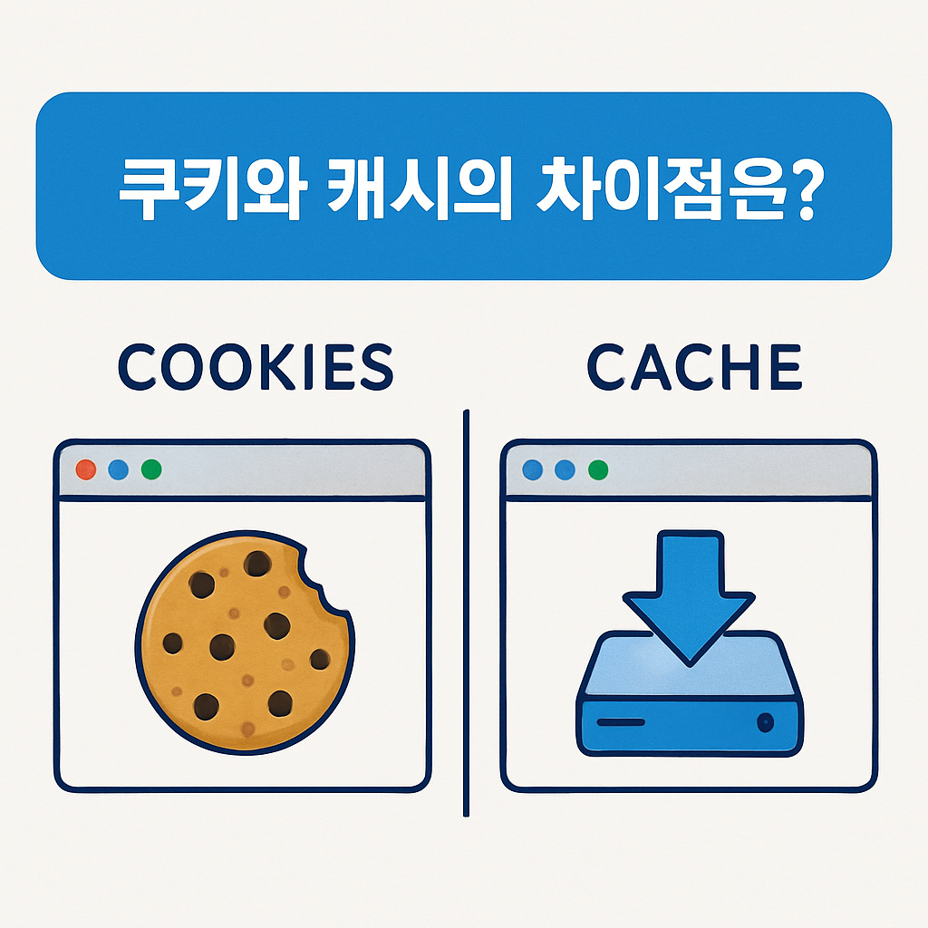 캐시와 쿠키 차이