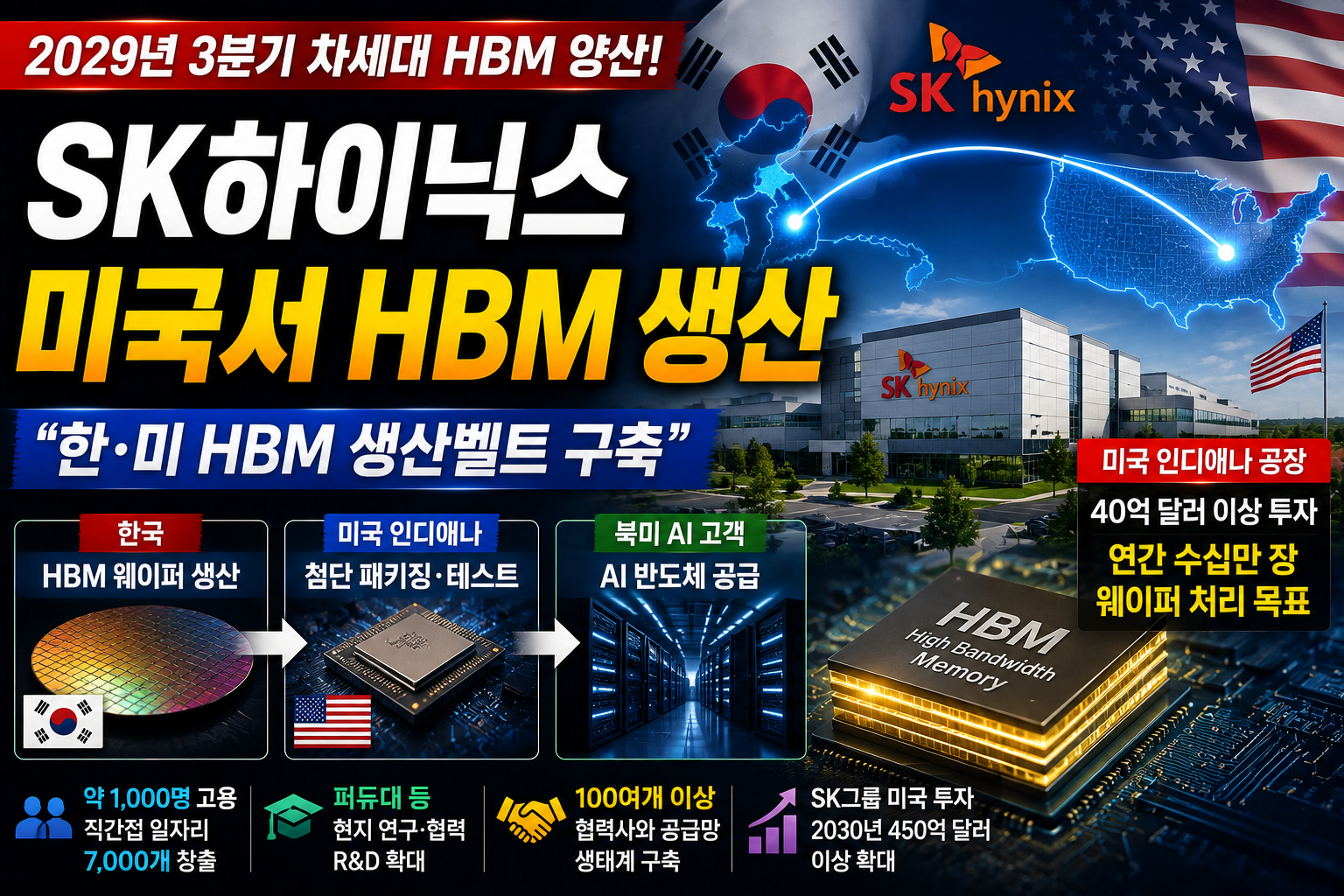 SK하이닉스, 미국 HBM 생산