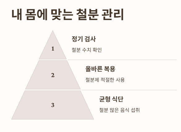 결론: 내 몸에 맞는 철분 관리가 중요해요