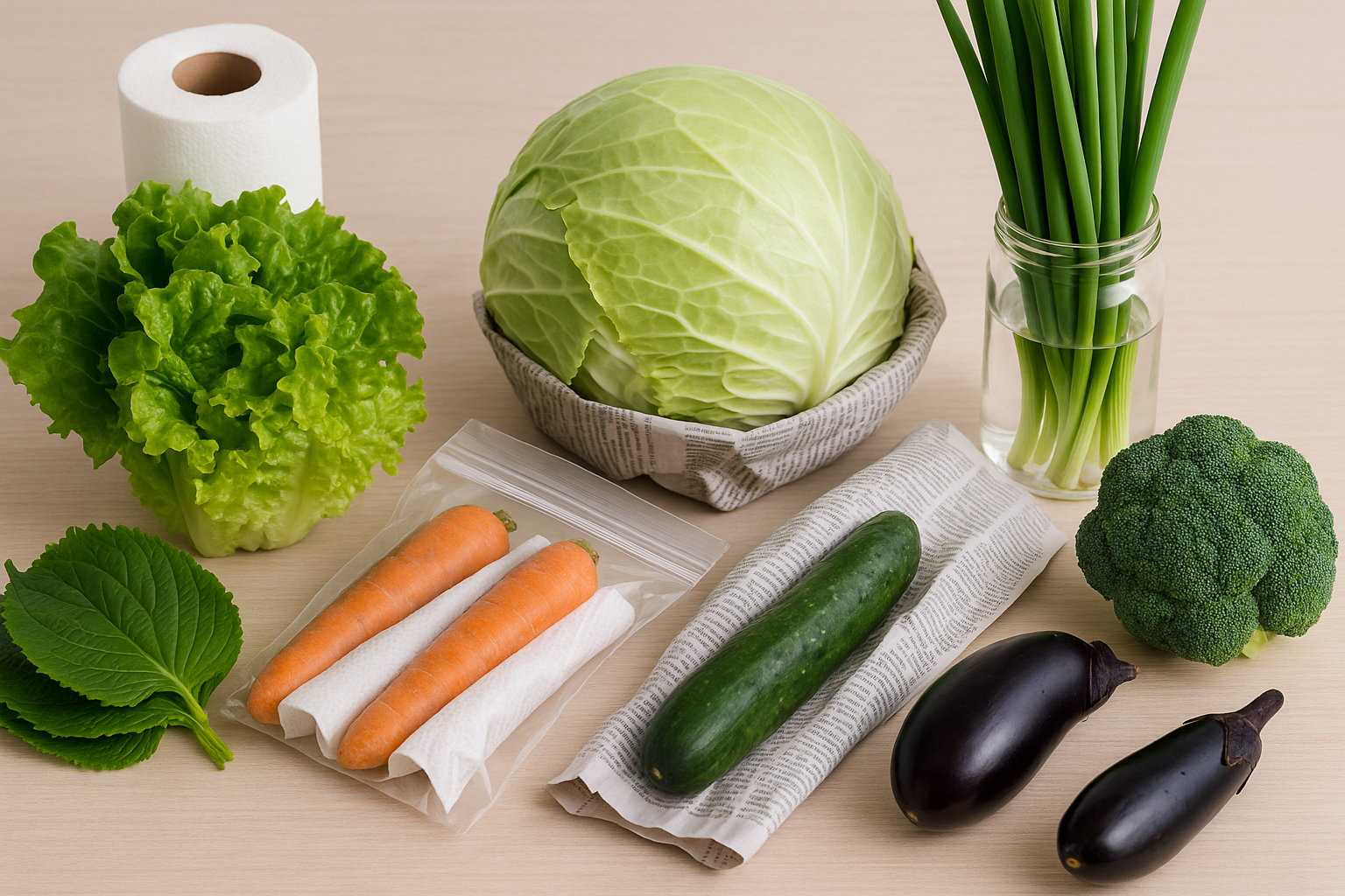 신선함을 오래 유지하는 비법! 채소별 오래 보관하는 팁