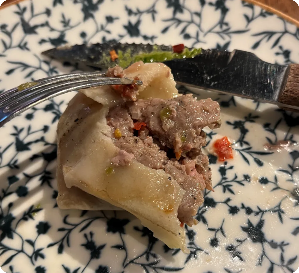 샤실릭-솜사-단면-잘라서-고기-육즙-흐르는-모습