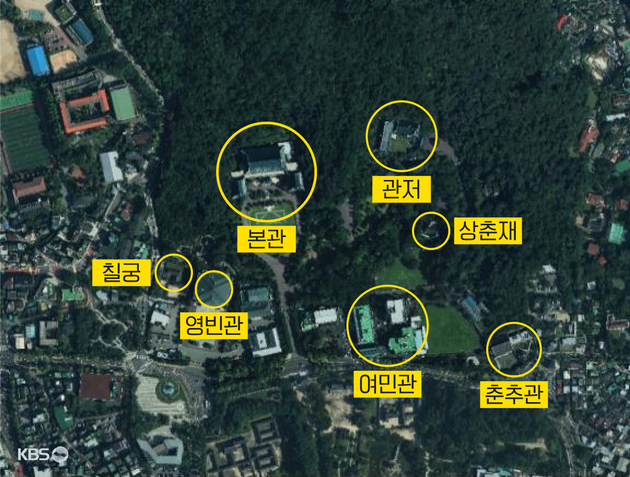 청와대-항공촬영