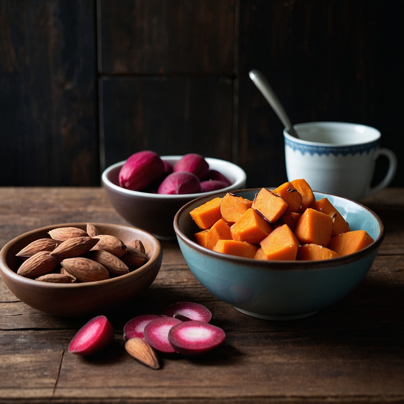 아몬드와-고옥살레이트-음식과의-조합