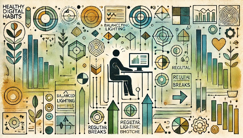 컴퓨터와 스마트폰 사용으로 인한 눈 피로 예방법 및 해소법과 관리