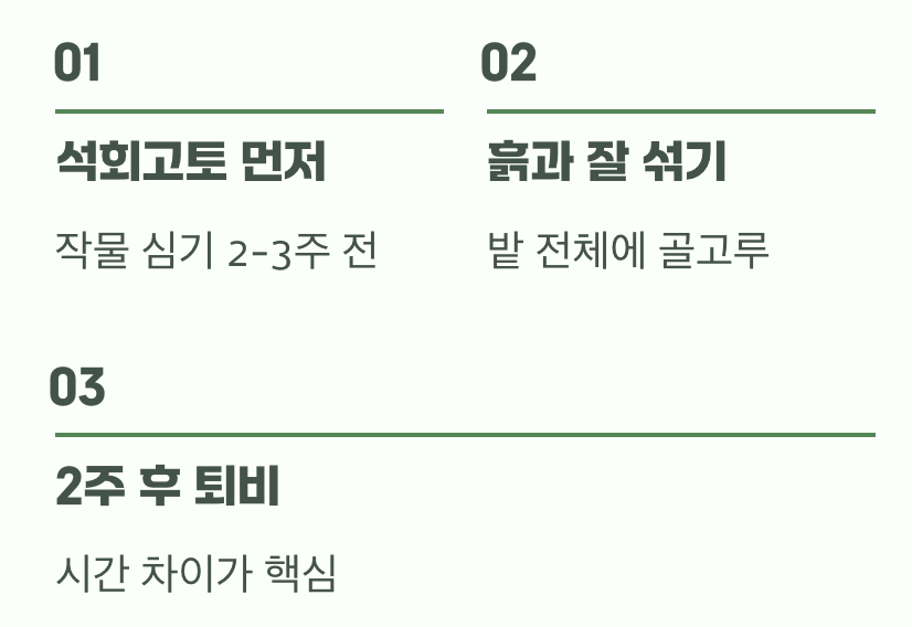 언제, 어떻게 뿌려야 할까?