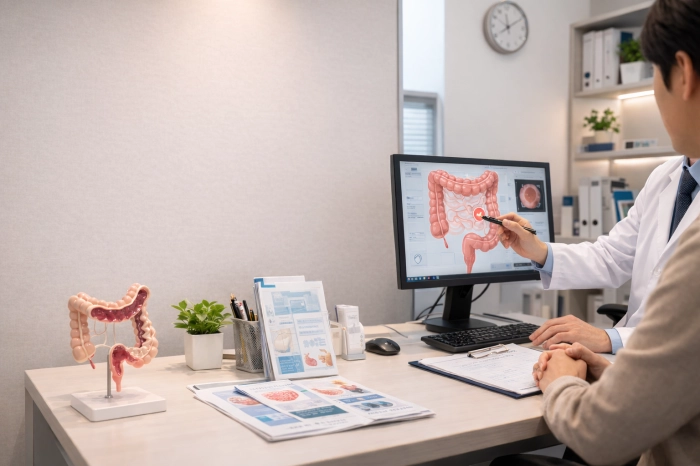 대변에 피가 섞여 나오면