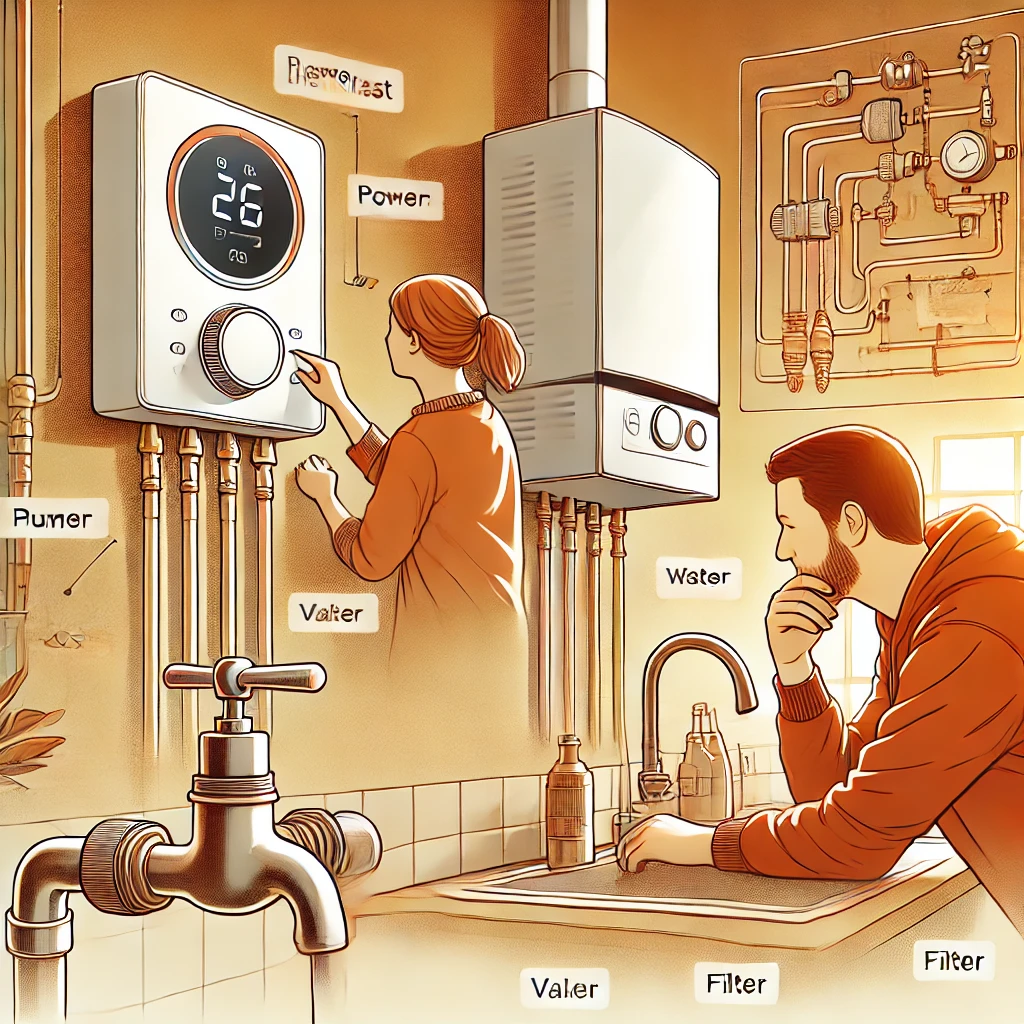 린나이 보일러 고장증상