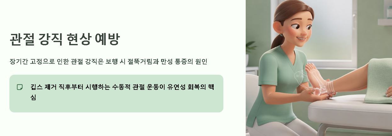 복숭아뼈 골절 완치 기간