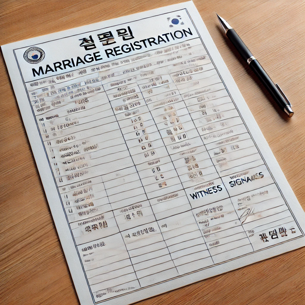 혼인신고서