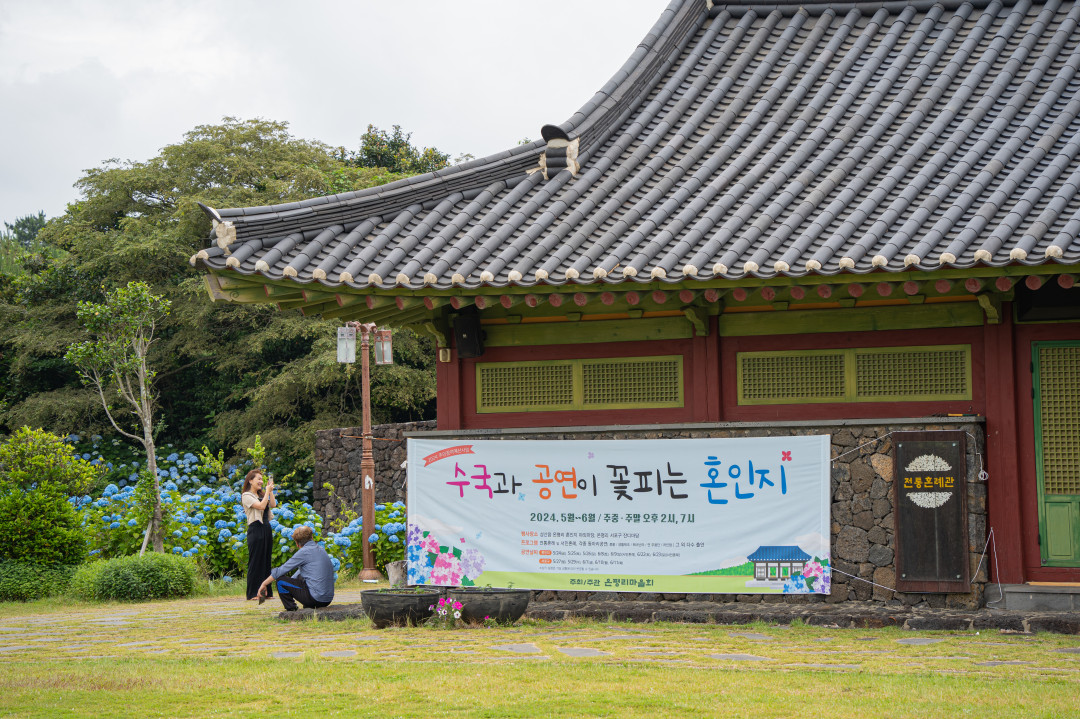 혼인지 수국