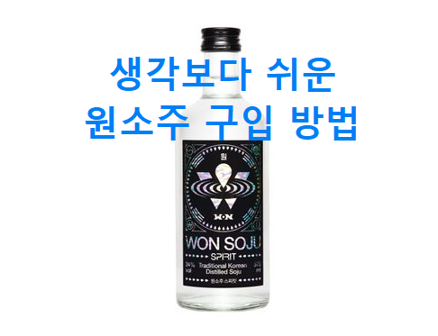 원소주 가격