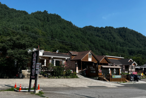 송천식당 입구