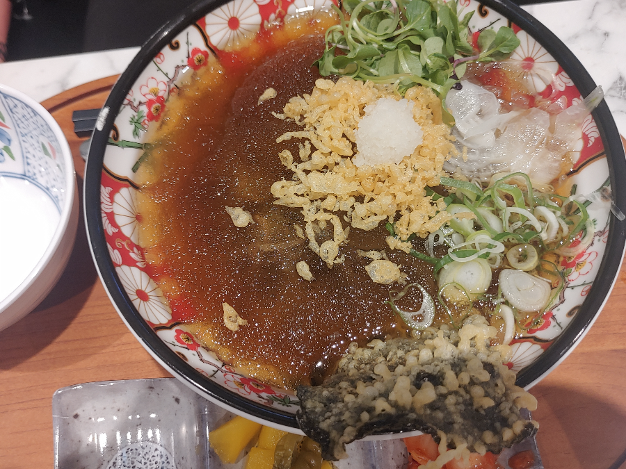 마츠노하나 마곡점 냉소바 근접 실사진